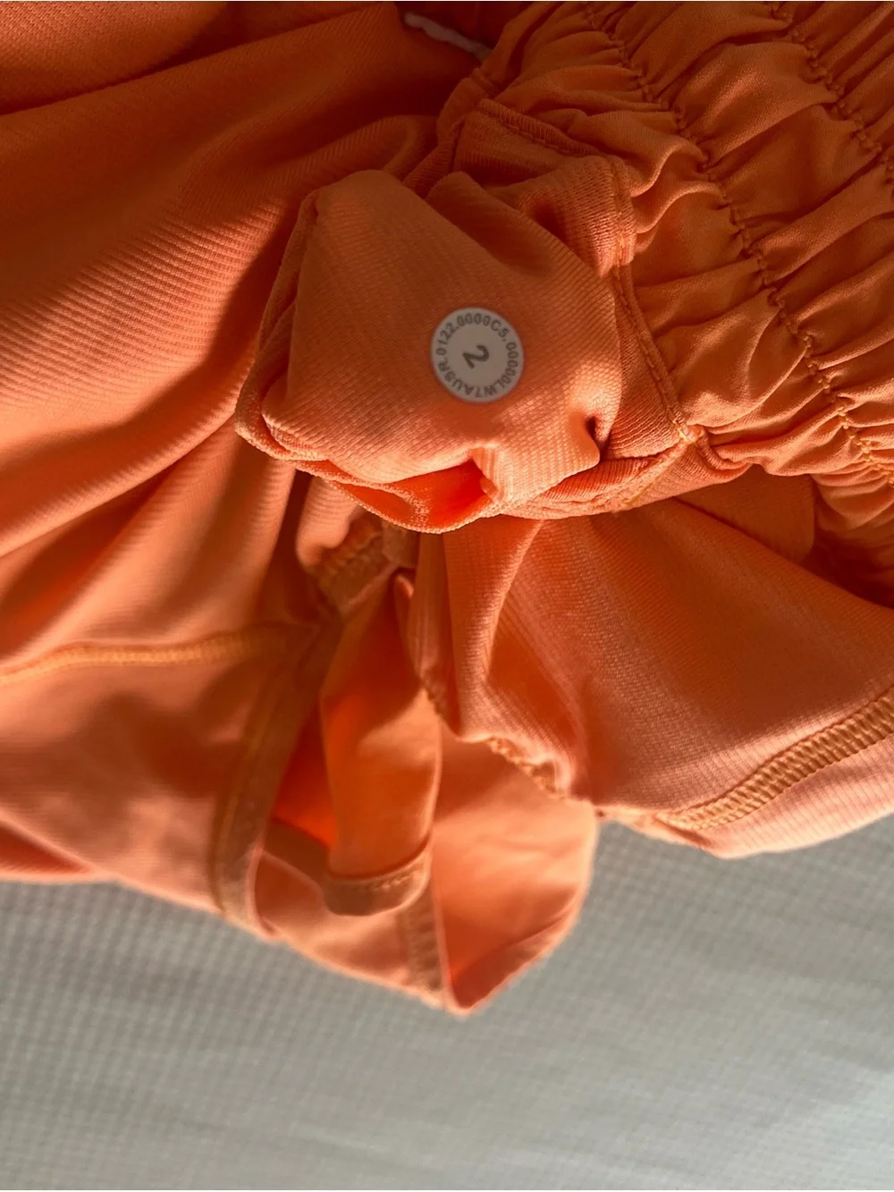 lululemon athletica Bright Orange Women's Running Shorts